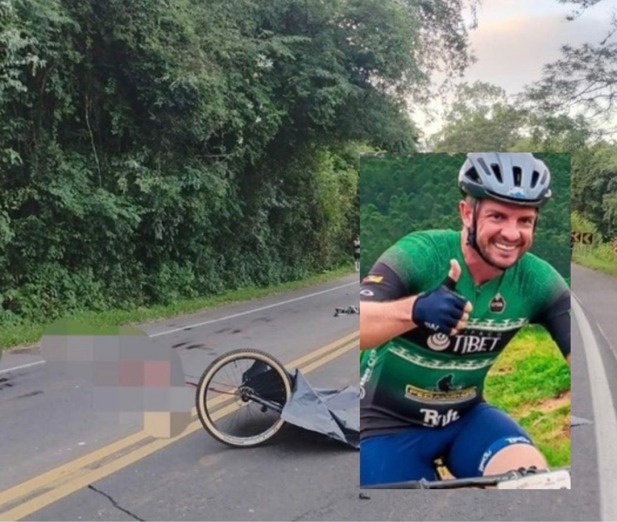 Ciclista garibaldense Cristian Lazzari defende classe e pede mais respeito de motoristas nas estradas