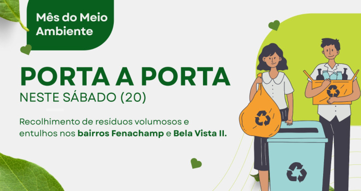 Garibaldi - Prefeitura Municipal - Porta a Porta ocorre neste s�bado nos bairros Fenachamp e Bela Vista II