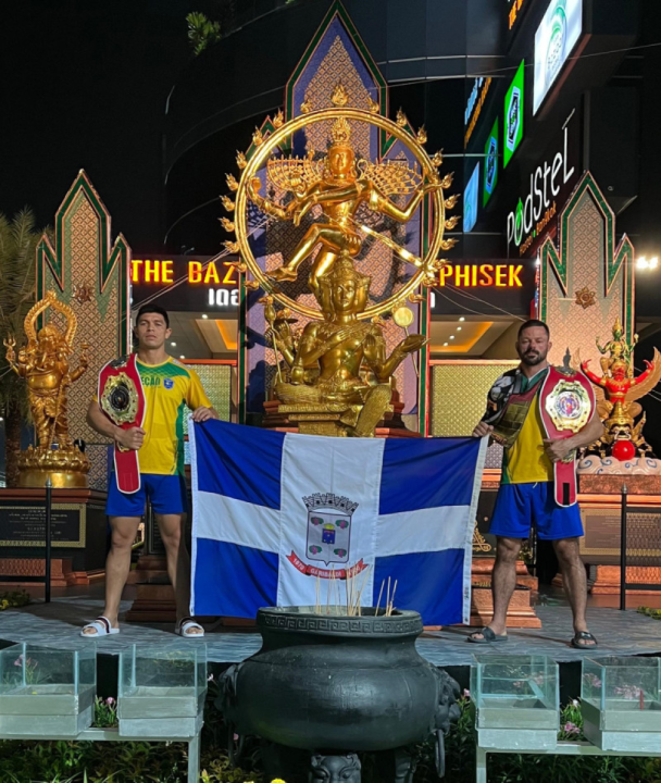 Andr Duarte e Marcos Maia conquistaram o pdio em campeonato na Tailndia