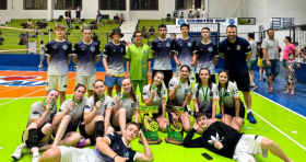 Esportes - Equipes de Voleibol Sub-16 de Garibaldi conquistam pdio na ltima etapa do Circuito de Voleibol Professor Joo Dilda 2023