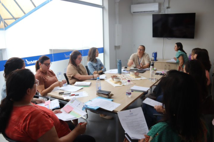 �Garibaldi - Prefeitura Municipal - Secretaria de Educa��o realiza reuni�o com professores das Salas de Recursos Multifuncionais