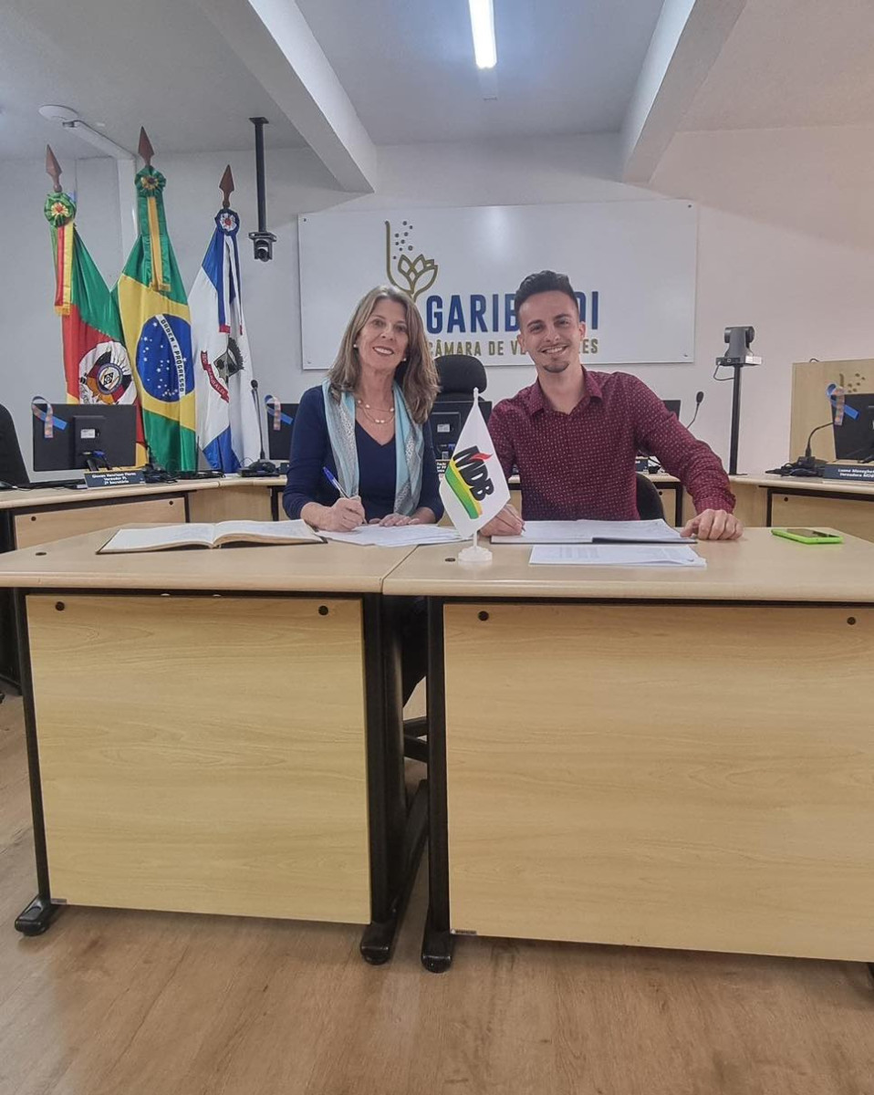 Poltica - MDB de Garibaldi elege Lucas Guarnieri novo Presidente Municipall