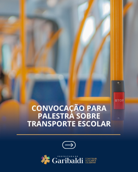 POLCIA RODOVIRIA FEDERAL FAR PALESTRA SOBRE TRANSPORTE ESCOLAR EM GARIBALDI 