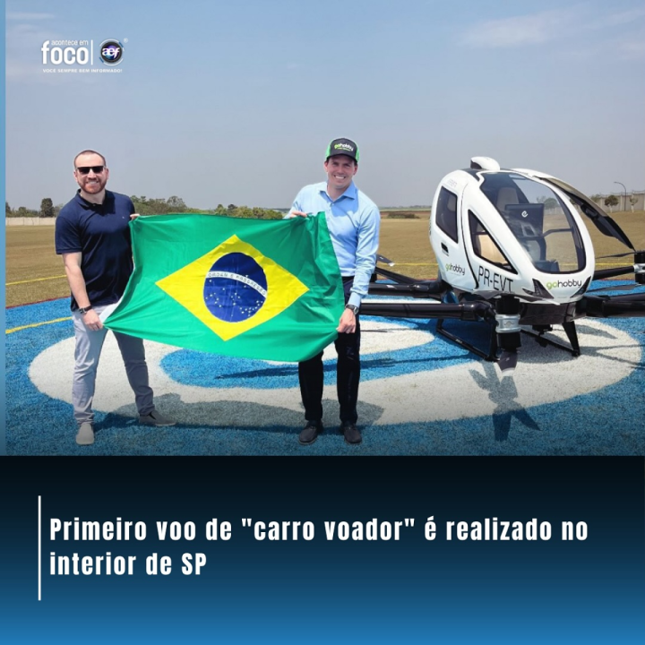 PRIMEIRO CARRO VOADOR LAN�ADO EM S�O PAULO