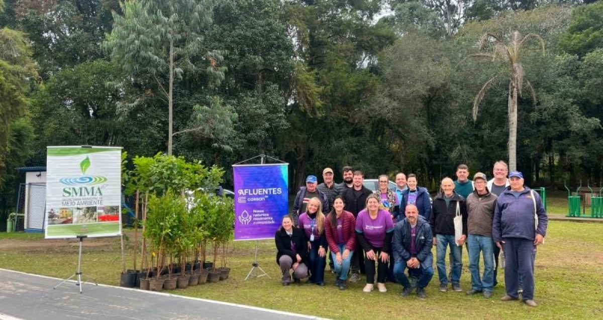 Limpeza no entorno da Barragem e plantio de mudas marcam o segundo dia do M�s do Meio Ambiente em Garibaldi