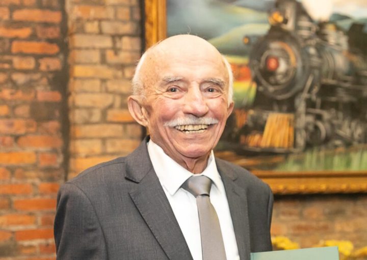 Seznio Luiz Portolan, fundador da Rdio Spao FM, aos 89 anos de idade.